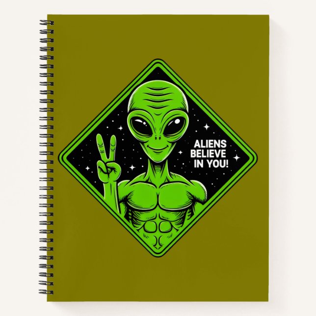 Alien. Notizbuch (Vorderseite)