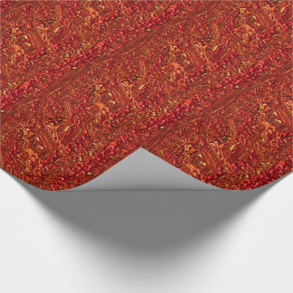 Alien Orange (Bubbling Lava) Geschenkpapier