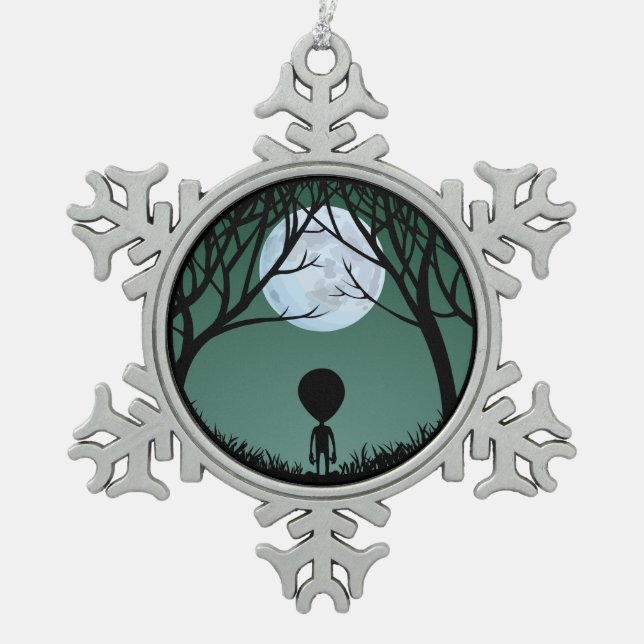 Alien Ornament Extraterrestrische Weihnachtsdekora (Vorderseite)