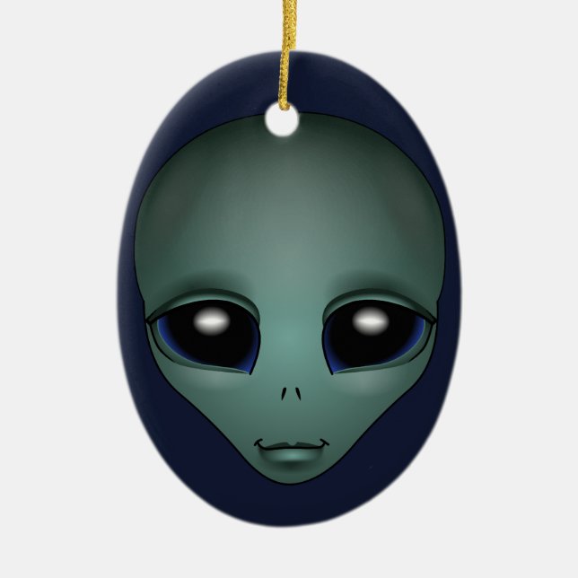 Alien Ornament Niedlich Alien Dekoration Personali (Vorne)