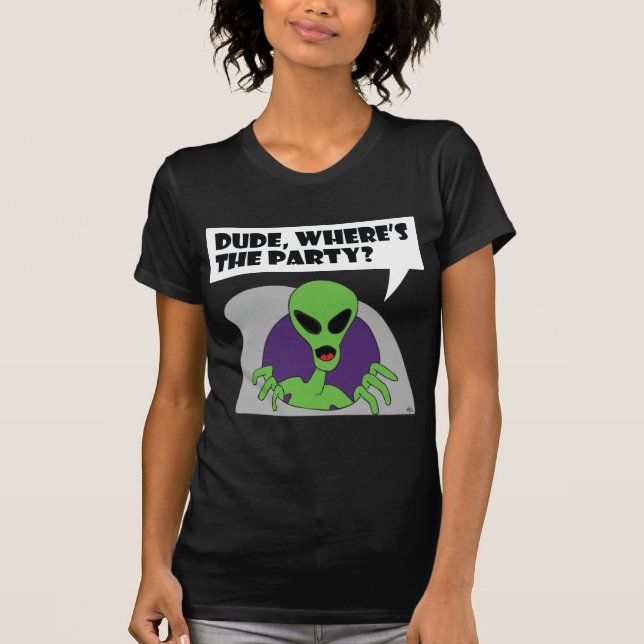 ALIEN-Party T-Shirt (Vorderseite)