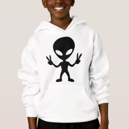 alien peace hoodie