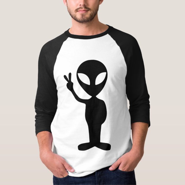 Alien Peace T-Shirt (Vorderseite)