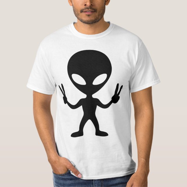 alien peace T-Shirt (Vorderseite)