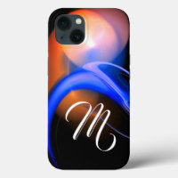 ALIEN PEARL MONOGRAM Pink Blue Fraktal Wirbel