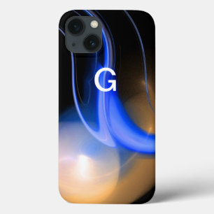 ALIEN PEARL Monogramm lila iPhone 13 Hülle