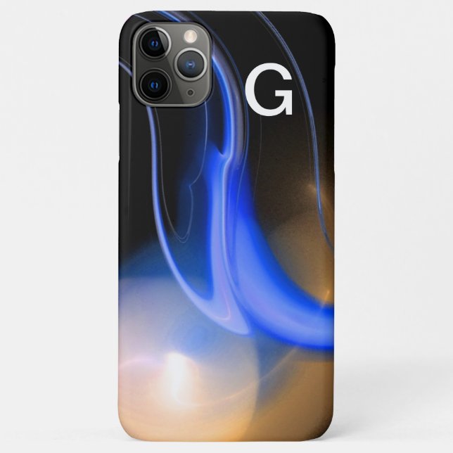 ALIEN PEARL Monogramm lila Case-Mate iPhone Hülle (Rückseite)