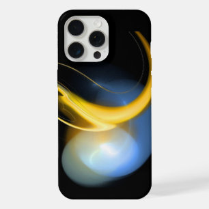 ALIEN PERLE Blau Weiß Gelb Schwarz iPhone Hülle