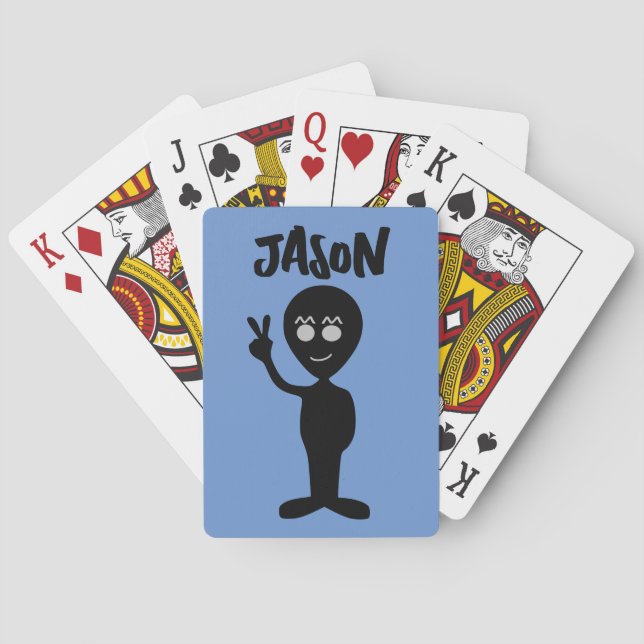 ALIEN PERSONALISIERT SPIELKARTEN (Rückseite)