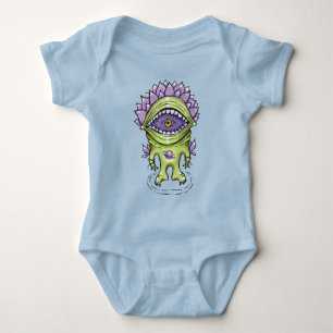 Alien Pflanze Charakter - Astronautenkreatur Baby Strampler