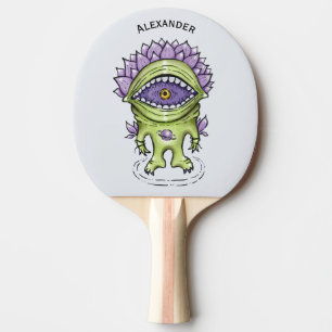 Alien Pflanze Charakter - Astronautenkreatur Tischtennis Schläger