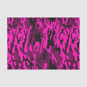 Alien Pink Camouflage Seidenpapier