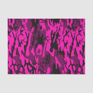 Alien Pink Camouflage Seidenpapier