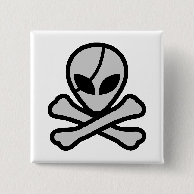 Alien Pirate Button (Vorderseite)