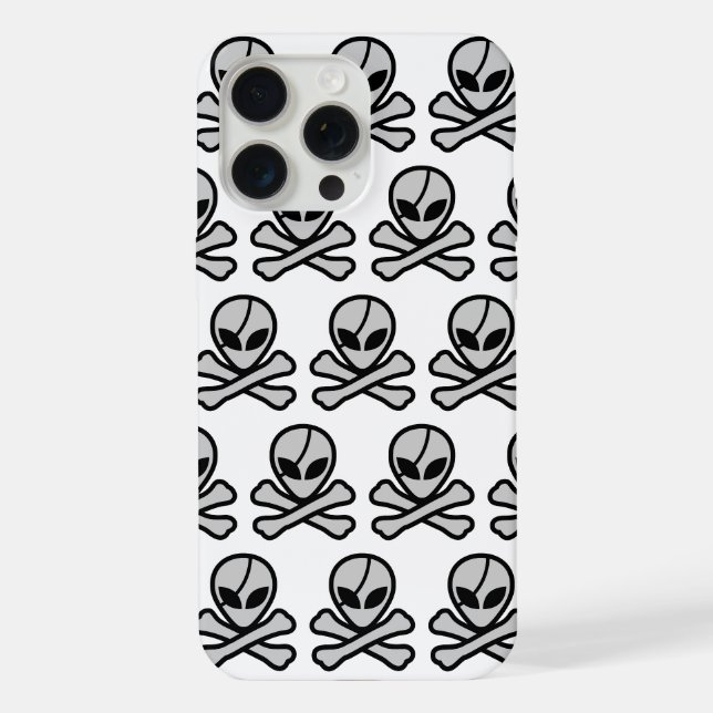 Alien Pirate iPhone Hülle (Rückseite)