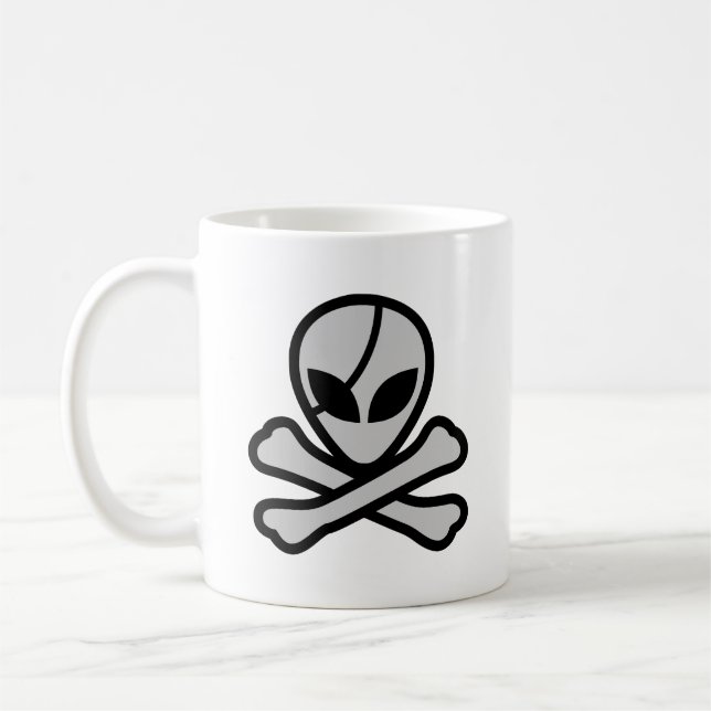 Alien Pirate Kaffeetasse (Links)