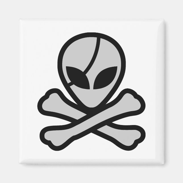 Alien Pirate Magnet (Vorne)