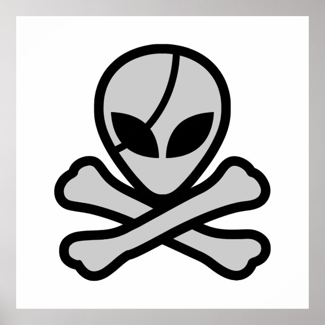 Alien Pirate Poster (Vorne)