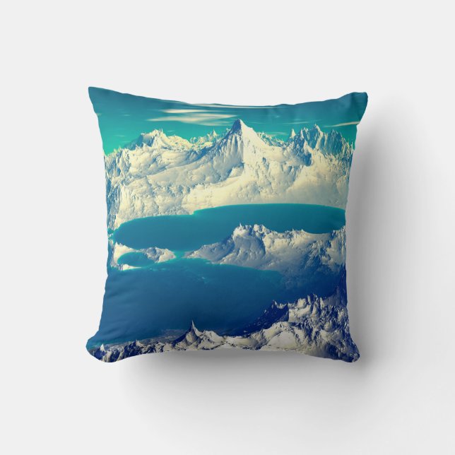 Alien Planet - 3D-Computerarbeit. Steine und s Kissen (Vorderseite)