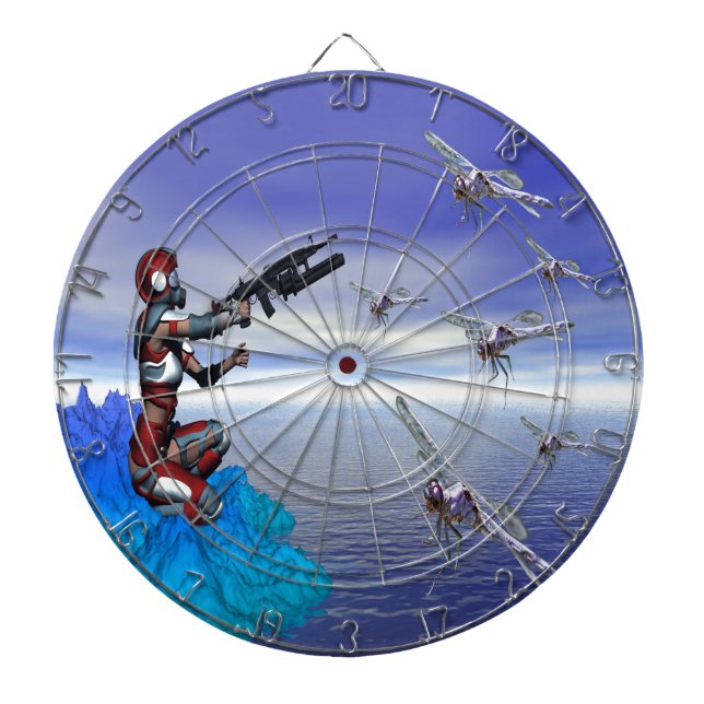 Alien Planet Dartscheibe (vorne)