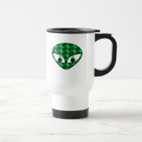 Alien-Plastikreise-Tasse des Bereichs-51