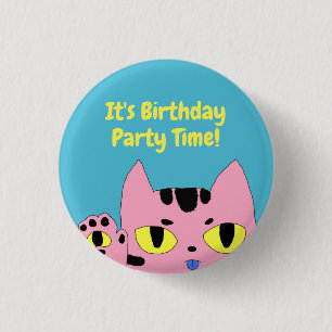 Alien Pocket Cat Button
