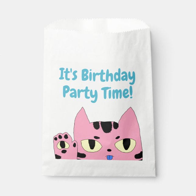 Alien Pocket Cat Geschenktütchen (Vorderseite)