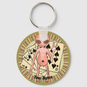 Alien Poker Schlüsselanhänger