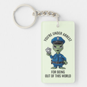 Alien Policeman Schlüsselanhänger