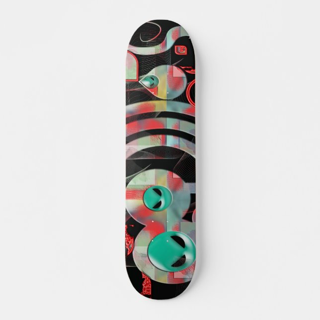 alien Popsicle Skateboard (Vorne)