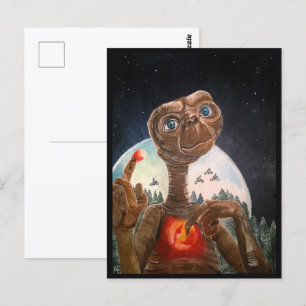 Alien Portrait Painting von Alfred Fox Collvable Postkarte