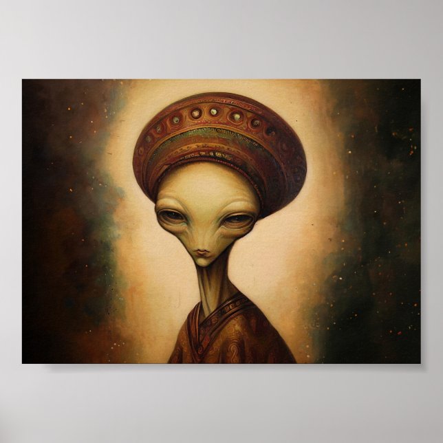Alien Portrait Poster (Vorne)