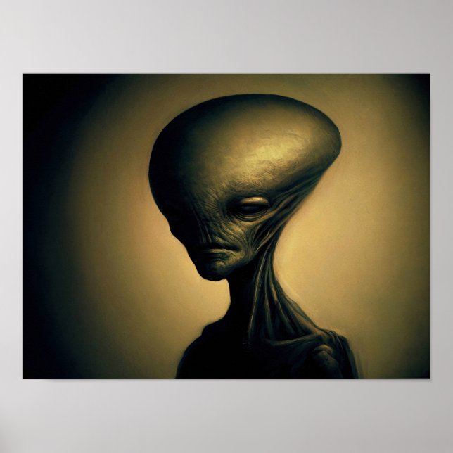 Alien Portrait Poster (Vorne)