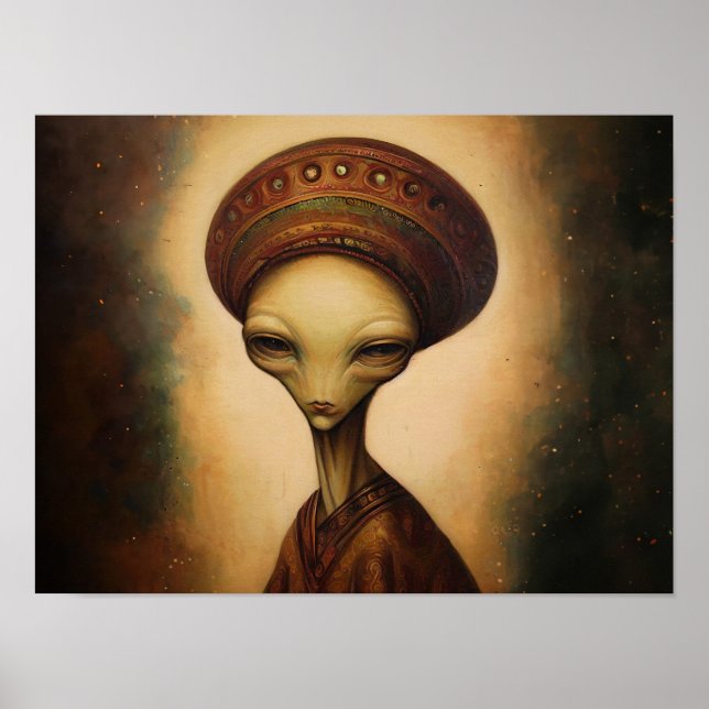 Alien Portrait Poster (Vorne)