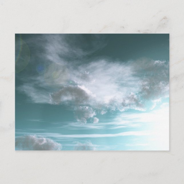 Alien Postkarte (Vorderseite)