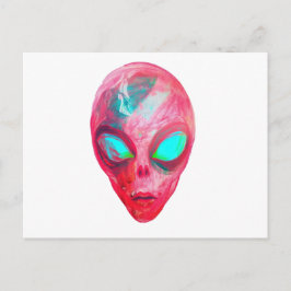 Alien Postkarte