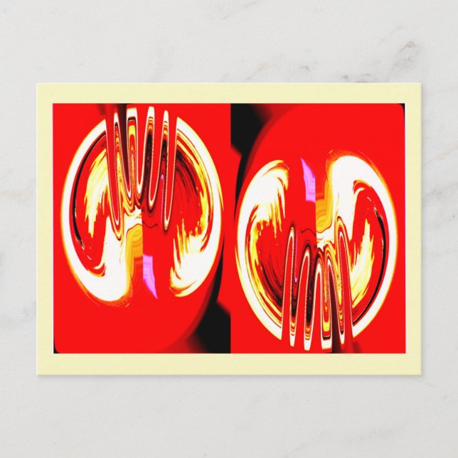 Alien Postkarte (Vorderseite)