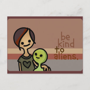 Alien. Postkarte