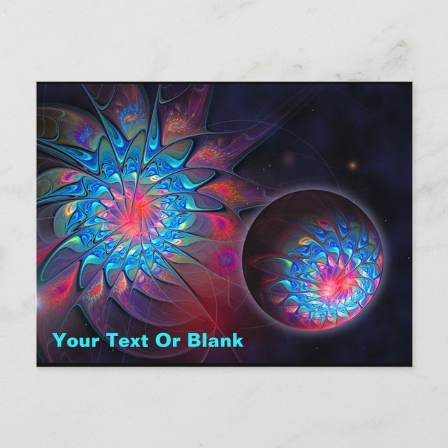 Alien Probe Postkarte (Vorderseite)