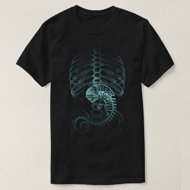 Alien Radiographie, X-Ray Classic T - Shirt (Design vorne)
