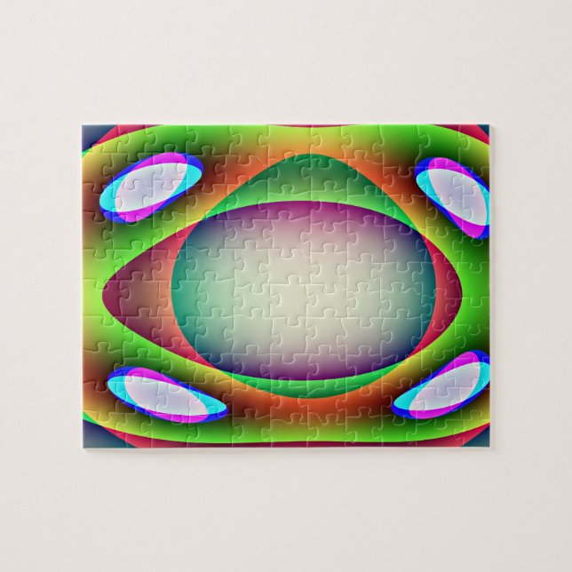 Alien Raumschiff Schwieriges Puzzle (Horizontal)