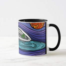 Alien Raumschiff UAP paranormal Tasse