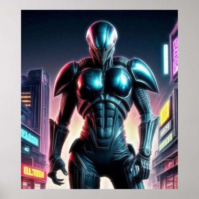 Alien Raven 14 Poster (Vorne)