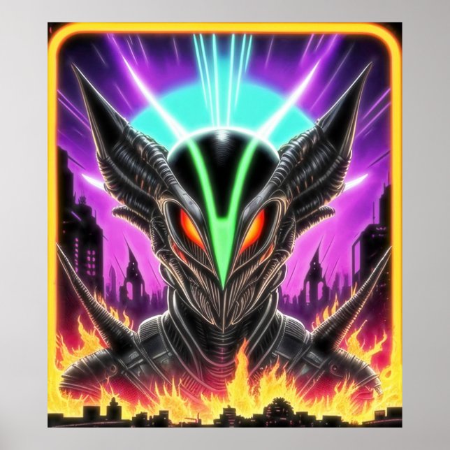 Alien Raven 15 Poster (Vorne)