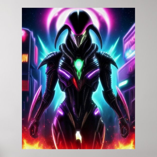 Alien Raven 16 Poster (Vorne)