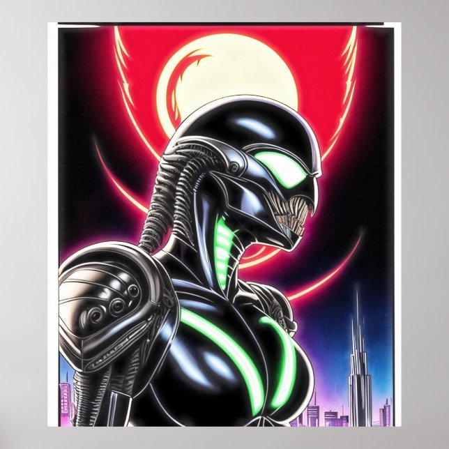 Alien Raven 19 Poster (Vorne)