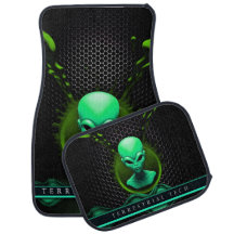 Alien, Reiten, Auto, Auto, Matte, Geschenk, Design