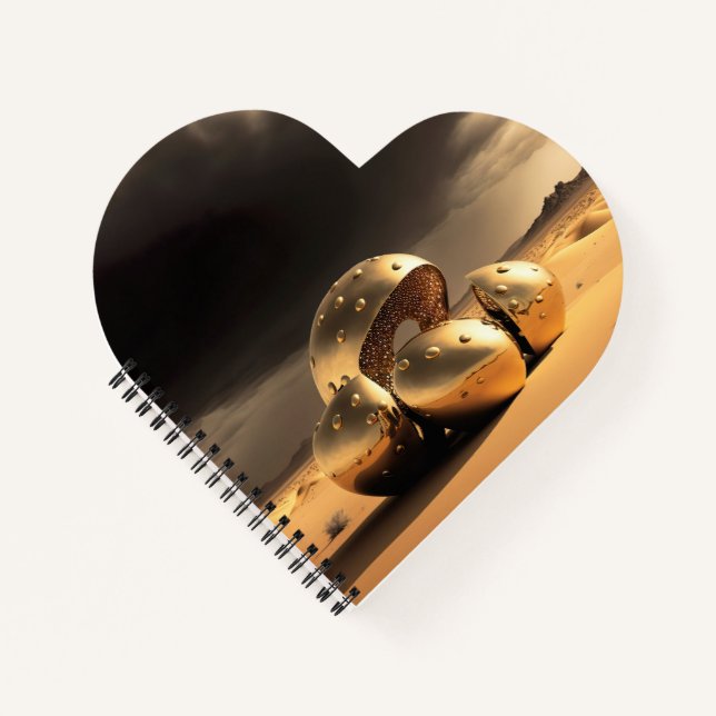 Alien Relics in the Desert Notizbuch (Vorderseite)