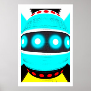 Alien Roboter Poster