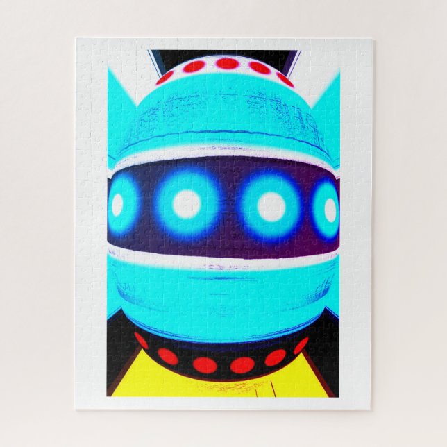 Alien Roboter Puzzle (Vertikal)
